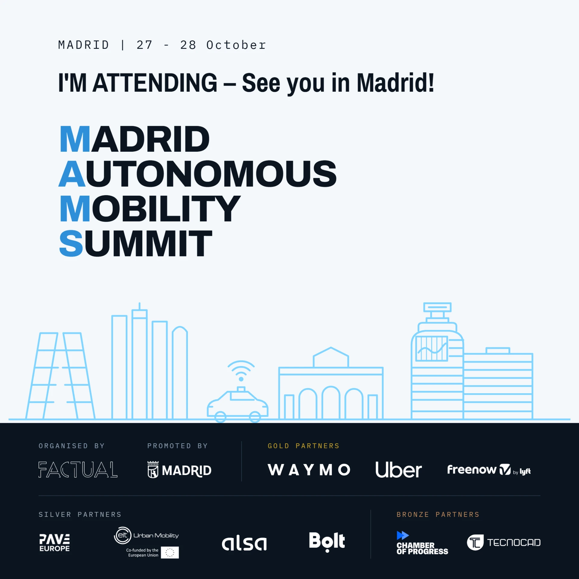 I'm attending — announcement visual